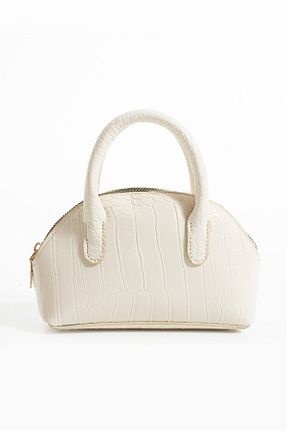 کیف دستی بژ زنانه چرم مصنوعی NBİBAGS - کد 931899809