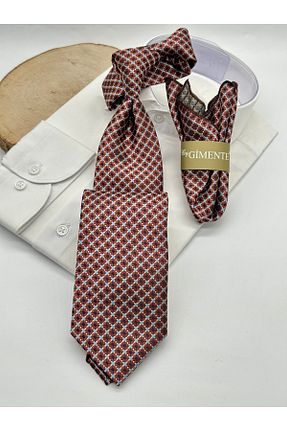 کراوات قهوه ای مردانه میکروفیبر Gutiero - کد 937905291