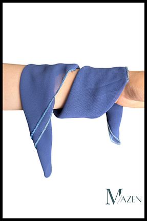 دستمال گردن آبی زنانه MAZEN - کد 937921782
