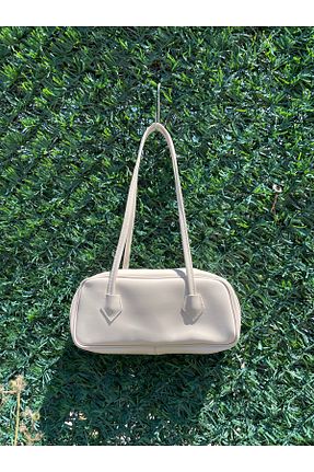 کیف دوشی سفید زنانه چرم مصنوعی MossyBag - کد 937920823