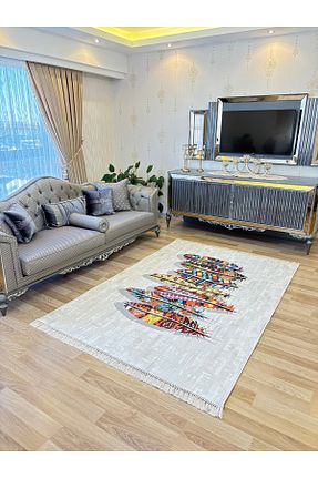 فرش رنگی زیره ضد لغزش Bordo Halı - کد 929445101