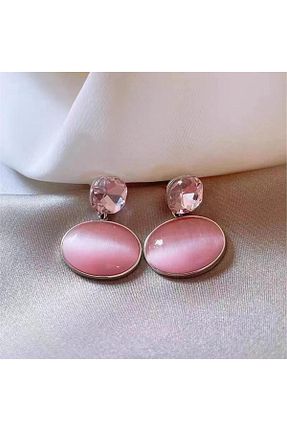 گوشواره جواهر رنگی سنگ طبیعی Pelin Aksesuar - کد 937922790