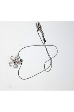 گردنبند استیل ( فولاد ) طوسی استیل ضد زنگ MODA - کد 937944910
