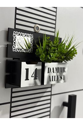 تزئینات درب طوسی چوب Nixar Desing - کد 937749435