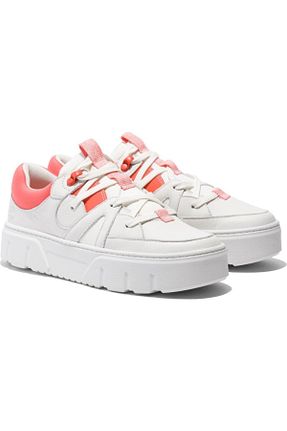 کفش اسنیکر سفید زنانه چرم اصل Timberland - کد 813650443