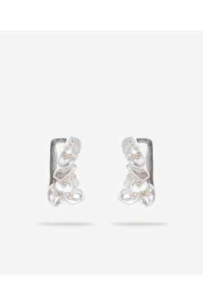 گوشواره جواهر طوسی مروارید Yargıcı - کد 929771820