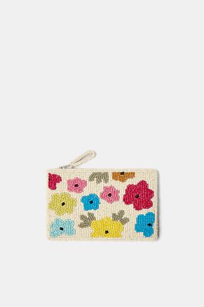 کیف پول سفید زنانه ابعاد کوچک Pull & Bear - کد 938041531