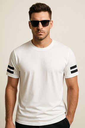 تیشرت سفید مردانه رگولار Jack & Jones - کد 639935