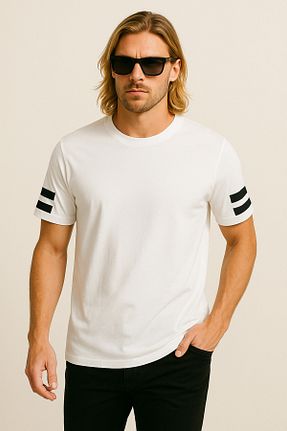 تیشرت سفید مردانه رگولار Jack & Jones - کد 885996725