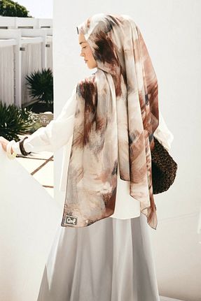 شال رنگی زنانه ابریشم Qef - کد 938078396