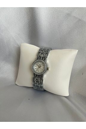 ساعت مچی طوسی زنانه استل (فولاد) QUARTZ - کد 938080018