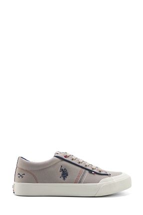 کفش اسنیکر بژ مردانه بند دار U.S. Polo Assn. - کد 894018247
