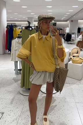 دامن سفید زنانه پنبه پلی استر The Champ Clothing - کد 938077942