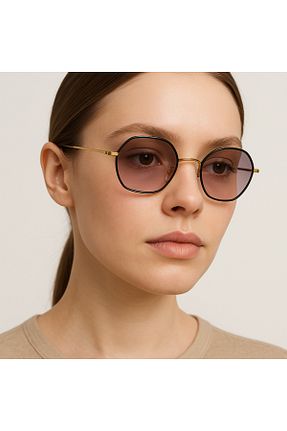 عینک آفتابی زرد زنانه UV400 Rline Exclusive - کد 938071407