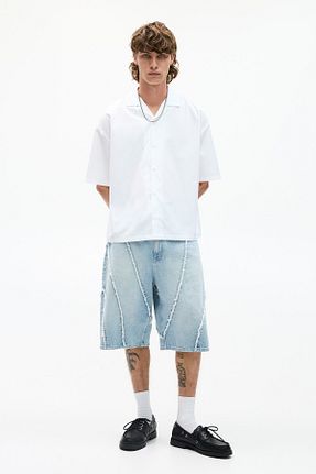 پیراهن سفید مردانه رگولار Pull & Bear - کد 938099689