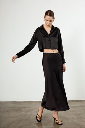 ست بالاتنه و پائین تنه مشکی زنانه پیراهن دامن ayşekadınboutique - کد 934277391