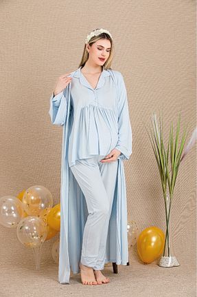 ست بارداری آبی زنانه Lady Lingerie - کد 938126055