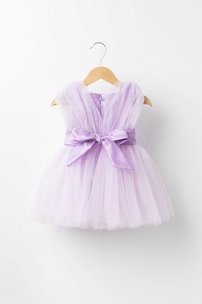 لباس بنفش بچه گانه توری Banamio - کد 938221078