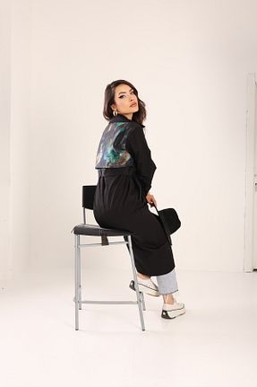 ترنچکت سبز زنانه پنبه پلی استر Genel Markalar - کد 938123363