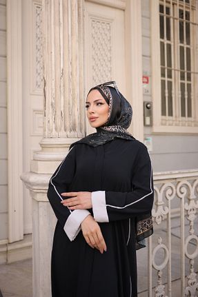 کلاه و ابایا مشکی زنانه پلی استر KADEEM - کد 904092445