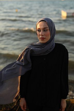 شال سبز زنانه پنبه ای Modakaşmir - کد 811444910