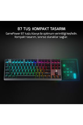 کیبورد گیمر مشکی Gamepower - کد 807492419