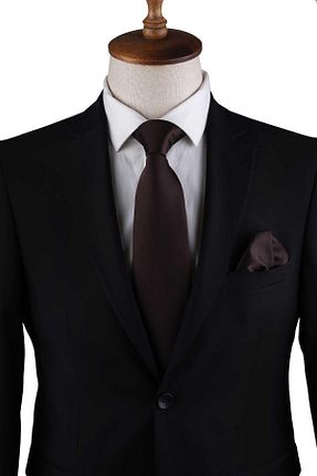کراوات قهوه ای مردانه میکروفیبر Kravatkolik - کد 938165890