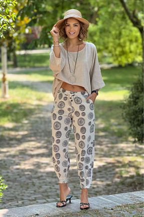 شلوار رنگی زنانه پنبه ای Nevin Kaya Moda - کد 938170828
