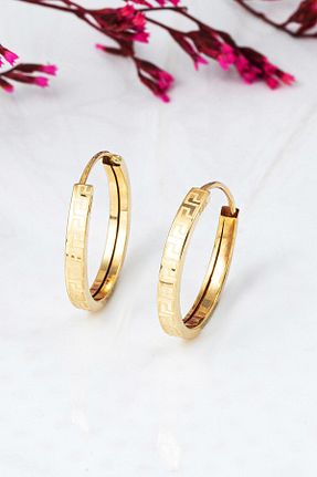 گوشواره طلا زرد زنانه 14 عیار Bilezikci - کد 938169758