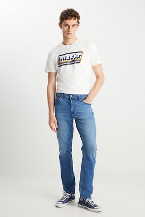 شلوار جین آبی مردانه پاچه تنگ Wrangler - کد 938166964