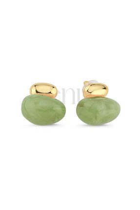 گوشواره استیل (فولاد) سبز زنانه استیل (فولاد) VenüsDesign - کد 850984233