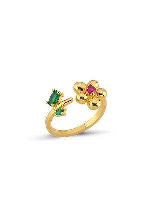 انگشتر استیل (فولاد) طلائی استیل (فولاد) VenüsDesign - کد 924990578