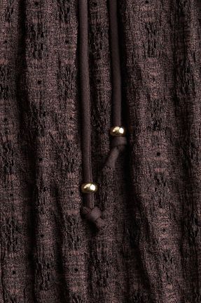 شلوار قهوه ای زنانه پاچه لوله تفنگی H&M - کد 938216460