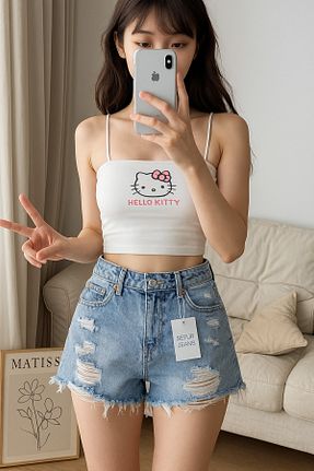 شلوارک و برمودا طوسی زنانه Relaxed EDVESS - کد 837017226
