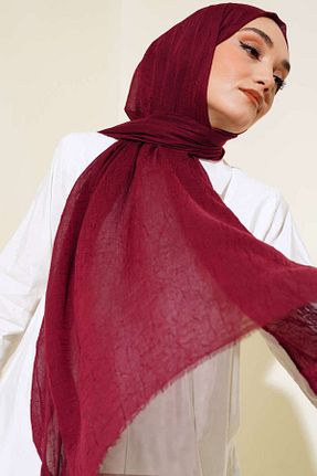 روسری زرشکی پنبه ای Tugchic Bags - کد 931809364