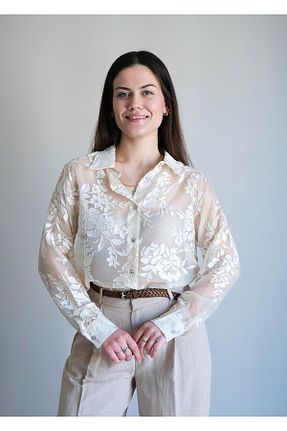 پیراهن بژ زنانه رگولار snc - کد 938230598