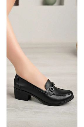 کفش کژوال مشکی زنانه چرم خالص Garmoda - کد 938244737