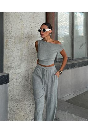 ست بالاتنه و پائین تنه سبز زنانه بافتنی NVFashion - کد 930825553