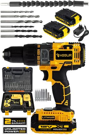 پیچ گوشتی شارژی ASSUR - کد 339322670