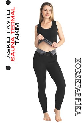 ست بالاتنه و پائین تنه مشکی زنانه بافتنی korsefabrika trend mood store - کد 812813073