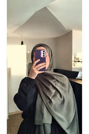 شال خاکی زنانه Lavena scarfs - کد 932752438