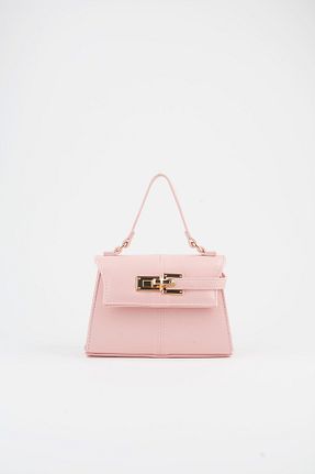 کیف دوشی صورتی زنانه چرم مصنوعی Vivaq - کد 938290280