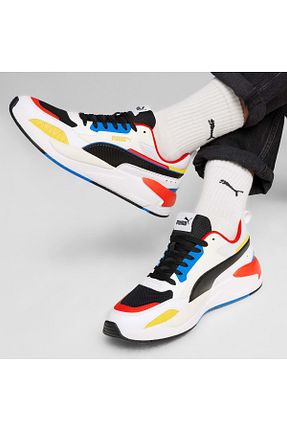 کفش اسنیکر سفید مردانه بند دار Puma - کد 806643430