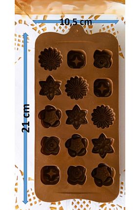 قالب کیک و فر قهوه ای سیلیکون Genel Markalar - کد 938340096