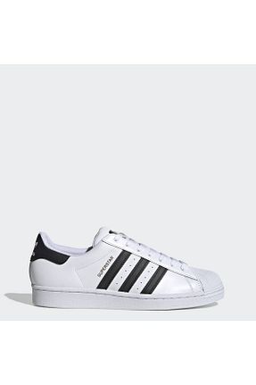 کفش اسنیکر سفید زنانه بند دار adidas - کد 807398893