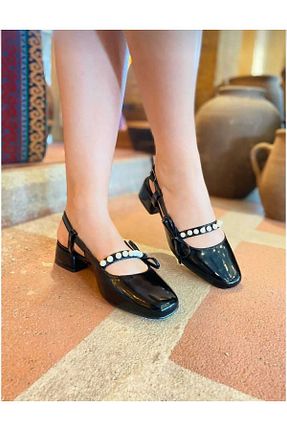 کفش پاشنه بلند کلاسیک مشکی زنانه چرم لاکی v.s.h velvet - کد 878626393
