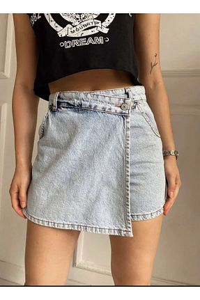 دامن آبی زنانه جین Rift Jeans - کد 938416360