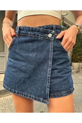 دامن آبی زنانه جین Rift Jeans - کد 938415077