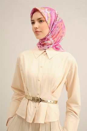 روسری صورتی İpek Tivil Armine - کد 901891224