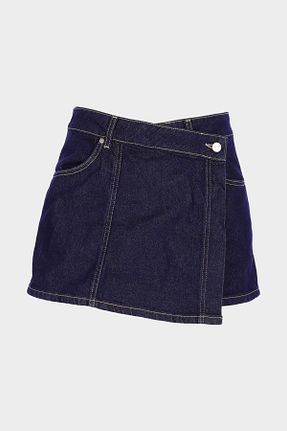 شلوارک و برمودا آبی زنانه فاق بلند CROSS JEANS - کد 938435850